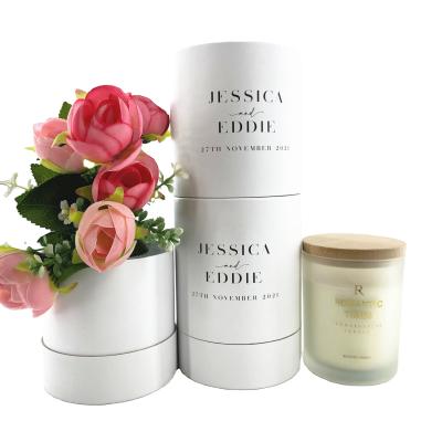 China Luxury Round Eco Friendly/Biodegradable Candle Box Packaging for sale