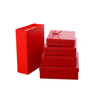 China Eco-Friendly/Biodegradable Square Hot Selling Customized Various Sizes Flip Top Boxes With Magnetic Hook Magnetic Gift Boxes With Ribbon Closure for sale