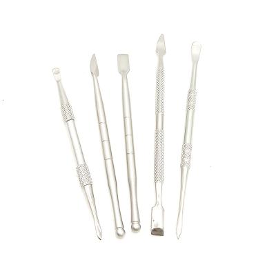 China Minimalist High Quality Tobacco Titanium Dabs Tool Stainless Steel Custom Wax Dabs Carving Tool for sale