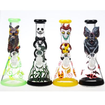 China Smoking Accessories Herb Smoking Pipe For Halloween from Herb Tobacco Smoking Wholesale Customization Style Glass Hookah Shisha Glass Bongo Dry Animal Weed for sale