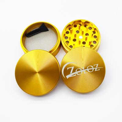 China SHINING Gold Metal Herb Grinder From Sharp Teeth Smoke Shop Supplier 55mm Herb Crusher Weed Grinder Cheap for sale