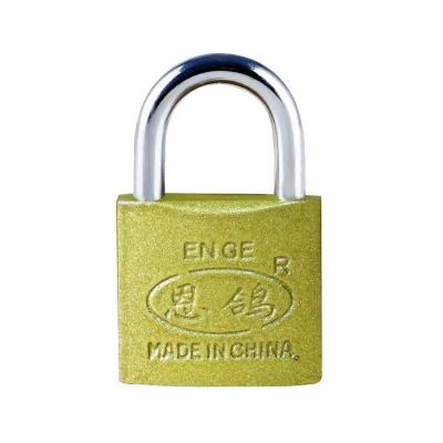 China High Quality Multipurpose Custom Made Gold Imitated Copper Padlock Wide Application ENGE High Security Factor for sale