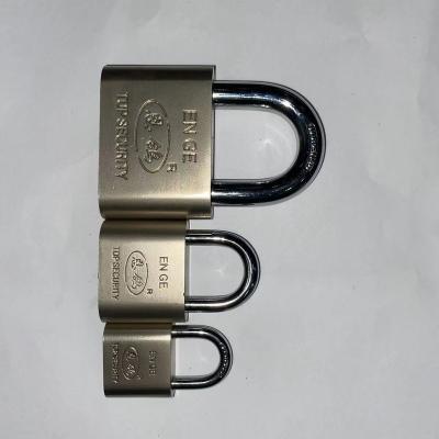 China Outdoor Environmental ENGE 30MM Shackle Types Brass Cylinder Strong Anti-theft Padlock with 4keys for sale