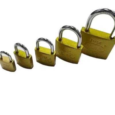 China Application 25MM Wide Delicate Stainless Steel Lock Beam Portable Wholesale Padlock With 2 Keys for sale