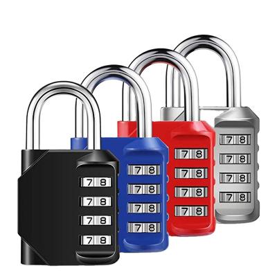 China Amazon CH-604 CJSJ Hot Selling Zinc Alloy Zinc Alloy Luggage Lock 4 Digit High Quality Multi-Purpose Adjustable Combination GYM Padlock for sale