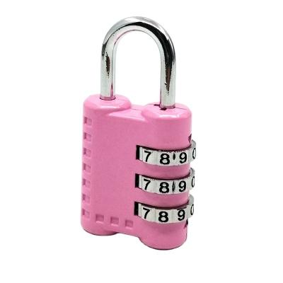 China CJSJ CH-24H Hot Sale High Quality Amazon Luggage Travel Lock 3 Digit Reset Combination Padlock for sale