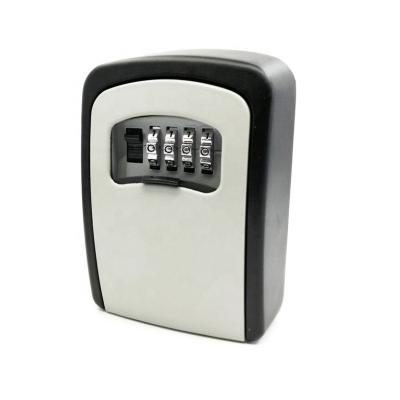 China CH-803 Alloy Security Key Box 4 Digit Combination Key Lock Box Storage Lock Aluminum Wall Mounted Box for sale