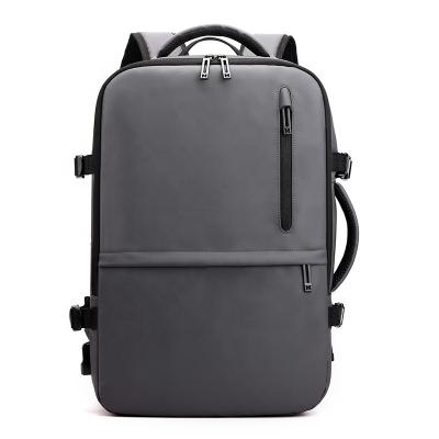 China With USB Multi Uses Fleece Laptop Bag Fashion Double Shoulder Handbags Travel Flight Luggage Backpack For Outdoor Business Trip for sale