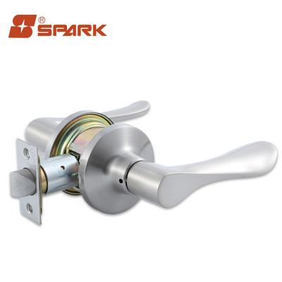 China Wood / Iron Zinc Alloy Locks Keyless Door Security Lock Tubular Lever Security Door for sale