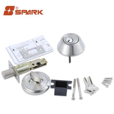 China High Security Wood / Iron Door ANSI Grade Concealed 3 Door Satin Stainless Steel Deadbolt Lock Set for sale