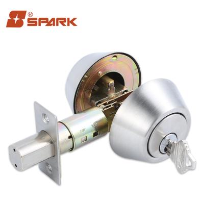 China High standard wood / iron doors waterproof ANSI grade 3 double cylinder deadbolt door lock for sale