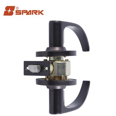 China New Design Wood / Iron Zinc Alloy Door Lock Heavy Duty Tubular Handle Door Lock Lever for sale