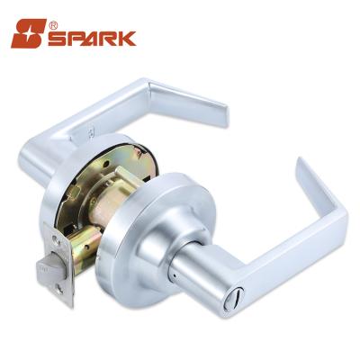 China High quality wooden/iron cylindrical leverset G1 door residential lock set door handle main door handle lock for sale