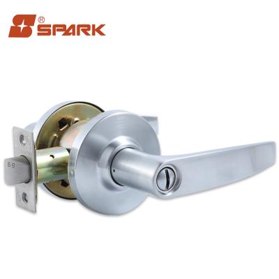 China Hot Selling Tubular Wooden/Iron Bathroom Passage Door ANSI Grade 2 Lever Lock Master Door Handle Lock for sale