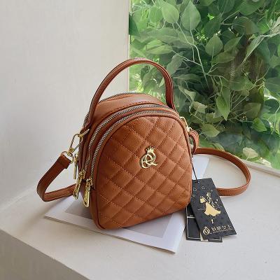 China Portable Fashion Small Women's Body Bag Cross Cross - Body Mini PU Leather Handbags Shoulder Bag for sale