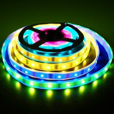 China Warehouse 5050 RGB 30led/m 12v/24V 7.2w/m RGB led strip light for atmosphere decoration for sale