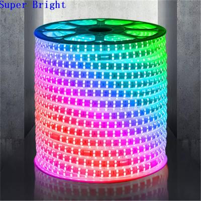 China 220V LANDSCAPE High Brightness Diode RF Tape Wall Controller RGB LED Waterproof Remote Strip For Outdoor/Outdoor Use LED Ribbon Tape for sale