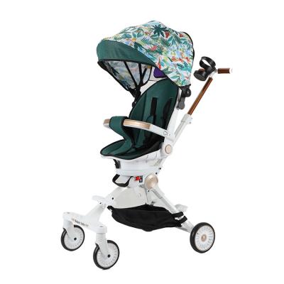 China 2022 New Trend Children's Stable Polyester Stable Baby Four-Wheel Anti-rollover Custom Stable Baby Stroller Folding Stroller Stroller for sale