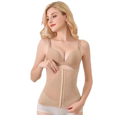 China Breathable Body Shaper Slimming Sexy Waist Shapewear Breasted Wholesale Perspective Girdle Slim Corset Women High Waist for sale