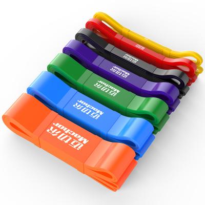 China Indoor Workout Pull Up Aid Exercise Fitness Elastic Band Gym Latex Rubber Resistance Stretching Band for sale