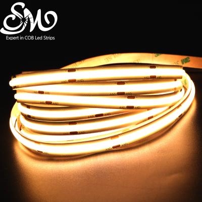 China Residential 12V 24v Cool White COB Led Control 5M Tira Cinta De Luces Led Exterior De Para Stripe Kit Cri 90 Strip Flexible Light for sale