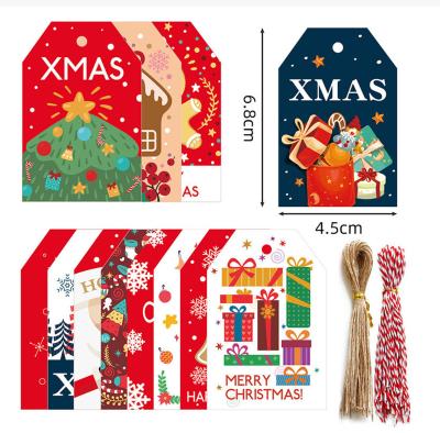 China Celebration Paper Party Supplies Shape Custom Christmas Ornaments Christmas Ornaments Tag for sale