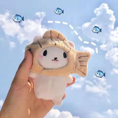 China Plush Stuffed Fish Cat Toy Key Chain for sale