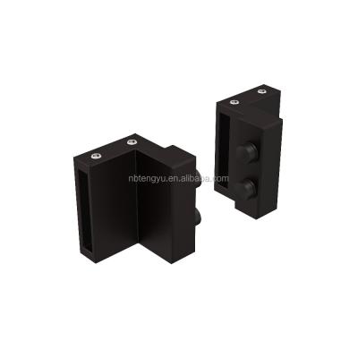 China For Door Carbon Steel Square Rail Sliding Door Stop / Flat Track Barn Door Stopper for sale