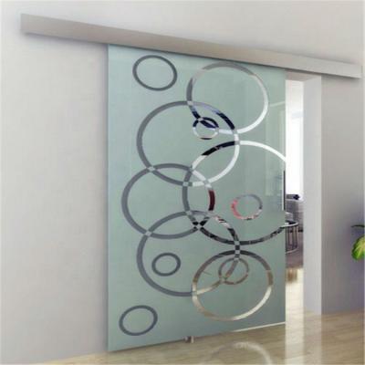 China Sliding Promotional Good Quality Contemporary Glass Sliding Door System for sale