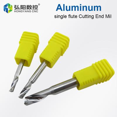 China CNC Aluminum Metal Cutter Engraving Machine Milling Tool Alloy Tungsten Steel Milling Tool Single-Sharpened Cutter CNC Spiral End Mill milling for sale