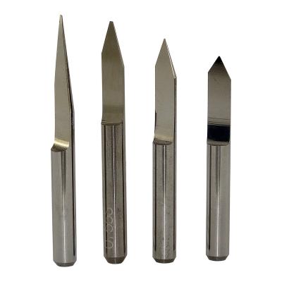 China Tungsten Cobalt Alloy 1pcs 6mm Carving Knife Flat Bottom Head 30 Degree Carving Knife Tungsten Steel Sharp Knife Computer CNC Milling Cutter for sale