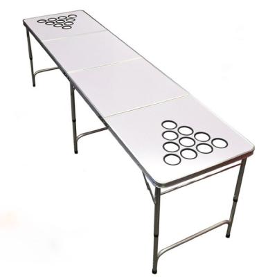 China Lightweight beer pong table with optional cup holes for sale