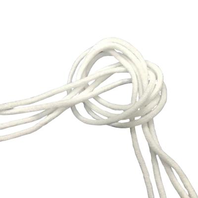 China China factory wholesale white/black 3mm/4mm/5mm elastic nylon elastic earloop for sale