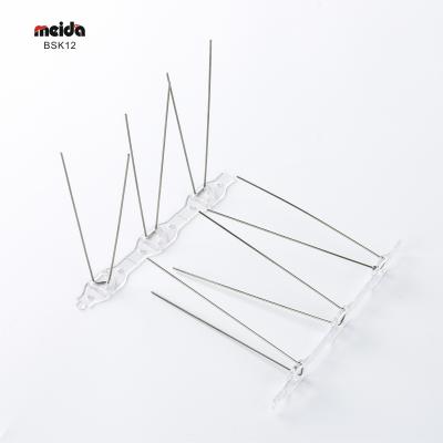 China Farm Stainless Steel Bird Spikes for Outdoor Bird Repellent on Fence Windowsill Roof for sale