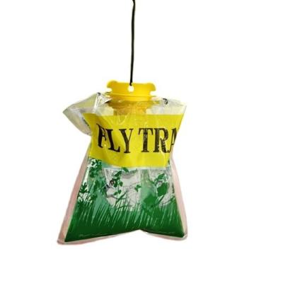 China Power Source None Sturdy Outdoor Hanging Fly Catcher Disposable Fly Fruit Trap Bag for sale