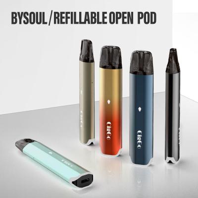 China Delta 8 Vape Pod System Ciggo Bysoul 2ML TPD Compliant Huge Vapor Vape Kit for sale