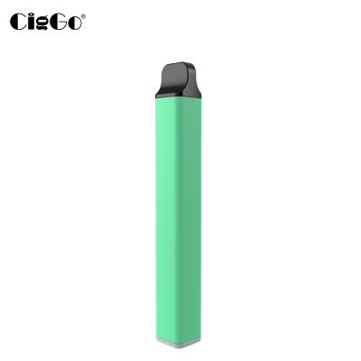 China ODM Custom Vapor Cigarettes Nicotine Free Disposable Electronic Cigarette for sale