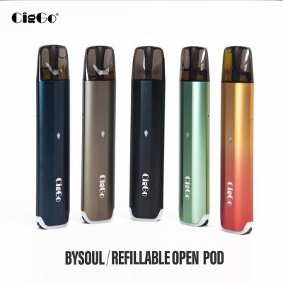 China 750Mah Portable Pod System Refillable Vape Pen 2ml Capaticy for sale