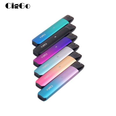 China Ciggo Galaxy Pod System Starter Kit 450Mah 300 Puffs 1.0 OHM Resistance for sale