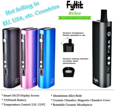 China Portable Vaporizer Device Ceramic Mouthpiece Chamber 0.5g Tobacco Leaves for sale