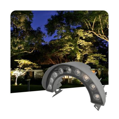 China Outdoor IP65 LANDSCAPE Led Flood Light Waterproof Crescent Tree Landscape Roof Light Tree Lamp Outdoor Garden Flood Light for sale