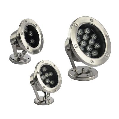 China LANDSCAPE 3w 5w 6w 7w 9w 304 stainless steel RGB IP68 waterproof led underwater light for sale