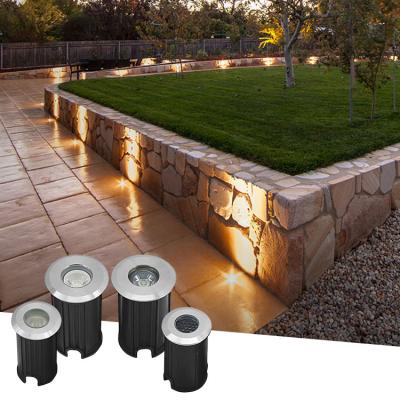 China Home Outdoor Waterproof IP65 Earth Uplight Garden Pathway Lamp Landscape Aluminum Floor Buried Lighting Led Underground Lights for sale