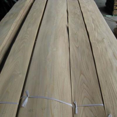 China Sliced Natural Chinese Elm Wood Veneer Sheet for sale