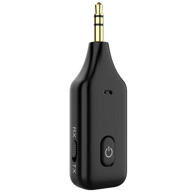 China A60 Wireless 2 In 1New BT 5.1 Car Stereo Transmitter 3.5aux Adapter Receiver BT Handsfree Call For Computer TV for sale