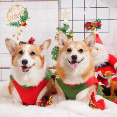 China Cute Sustainable Corgi Christmas Vest For Warm Autumn And Winter for sale