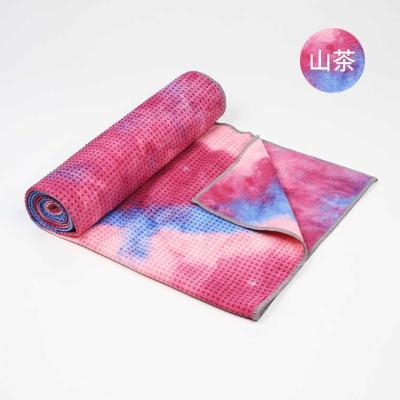 China Paryoga Custom Designed Yoga Towel Compressed in Microfiber for Yoga Mat for sale