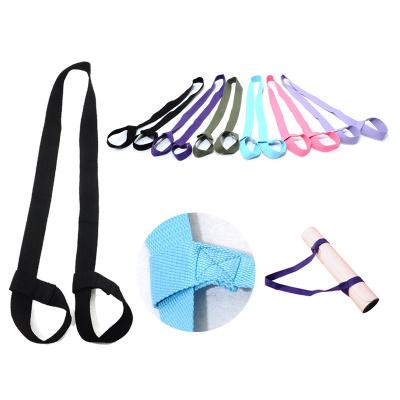 China Adjustable Yoga Mat Carrying Strap,Polyester Fit Sports Fitness Cotton/Polyester Yoga Mat Carrying Strap for sale