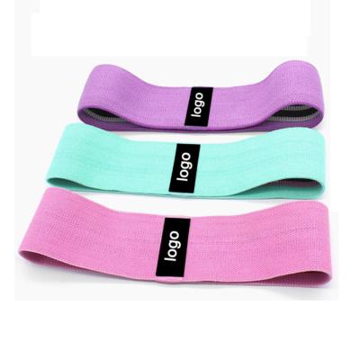 China Custom Therapy 3 Pcs Length Cloth Hip Resistance Booty Band for sale