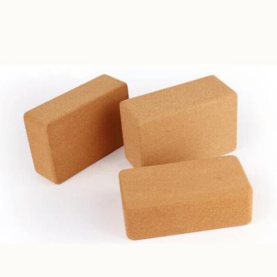 China Custom Fitness High Density Non-Slip 750g Cork Yoga Block by Cork Fit-Yoga Modern Simplicity for sale